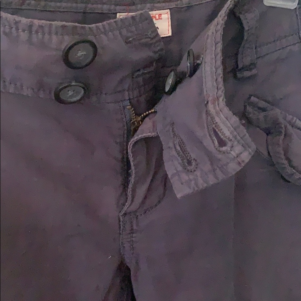 Free People Gray Capris - Picture 2 of 5